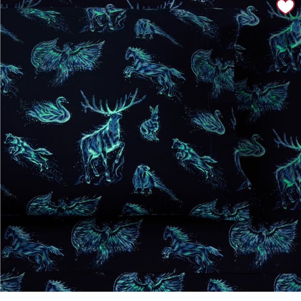 Pottery barn teen Harry Potter sheets